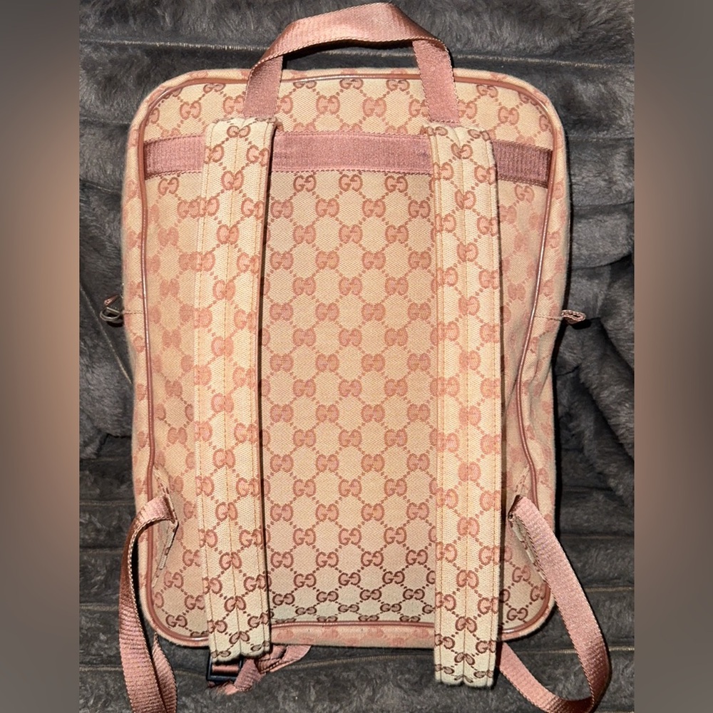Gucci x Yankee Backpack GG Canvas 100% Authentic - Picture 2 of 5